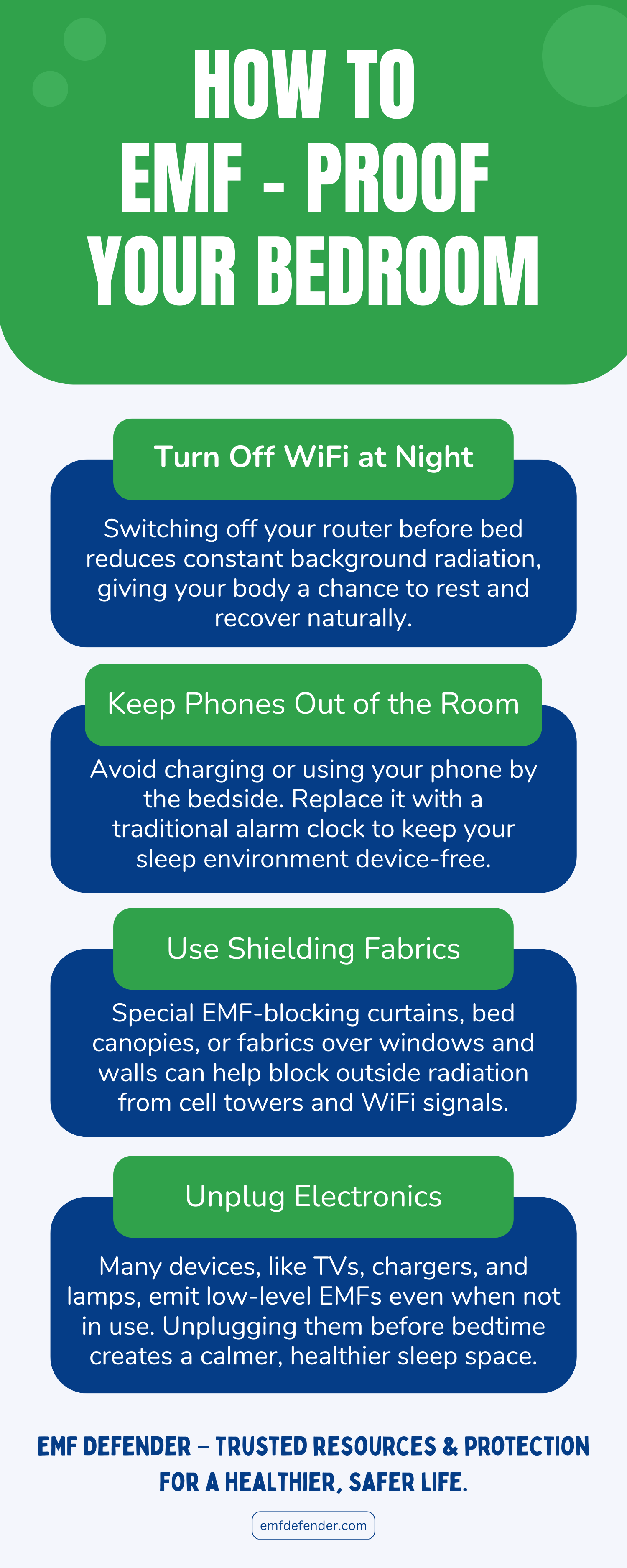 How to EMF-Proof Your Bedroom